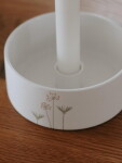 Räder Porcelánový svícen Floral White, bílá barva, porcelán