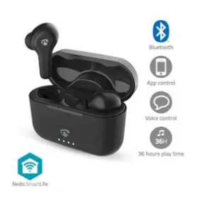 Nedis Plně bezdrátová sluchátka / Hybrid (ENC + ANC) / Bluetooth / Ovládání dotykem (HPBT2475BK)