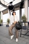 Nákupní taška přes rameno Reisenthel Shopper M Glossy dots black