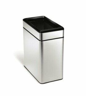 Simplehuman CW1225 10 l hranatý otevřený kartáčovaná nerez