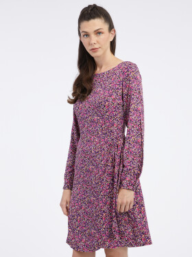 Orsay Růžovo-fialové dámské vzorované šaty dámské