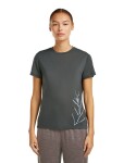 Dámské merino triko s krátkým rukávem ICEBREAKER Wmns Core SS Tee Panax, Obsidian velikost: M