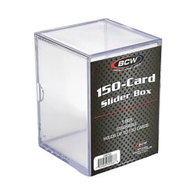 Průhledná krabička BCW na 150 karet (2dílná)