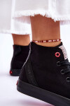 Dámské klasické vysoké tenisky Cross Jeans LL2R4088C černé 36