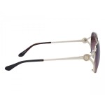 GUESS brýle Metal Logo Sunglasses hnědé Hnědá
