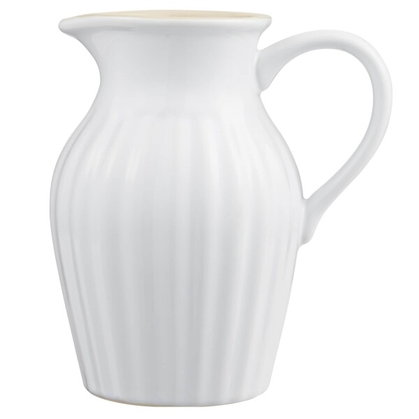 IB LAURSEN Džbán Mynte Pure White 1,7 l, bílá barva, keramika