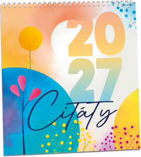 Nástěnný kalendář 2027 Aria Citáty