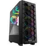 Sharkoon RGB HEX černá / ATX / 2x USB 3.0 / 1x USB-C / 6x 120mm / bez zdroje / průhledná bočnice (4044951037551)