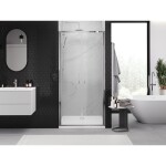 MEXEN - Exo sprchové dveře křídlové 70, transparent, chrom 814-070-000-01-00