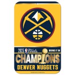 Cedule Denver Nuggets NBA 2023 Champions WinCraft