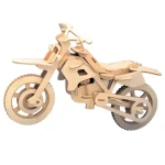 WOODCRAFT Dřevěné 3D puzzle Motorka terénní