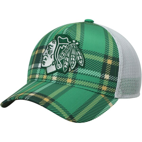 Pánská Kšiltovka Chicago Blackhawks Adidas St. Patrick's Day Trucker