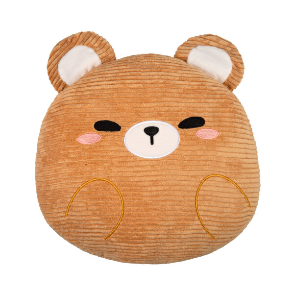 Manšestrový relaxační polštář - Medvěd - Albi