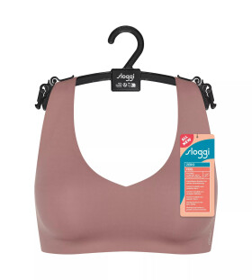 Dámská podprsenka ZERO Feel 2.0 Bralette - BROWN - hnědá 1141 - SLOGGI BROWN M