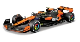 Bburago RACE Formule F1 v dekorativním boxu - McLaren Team MCL38 (2024) 4# Lando Norris