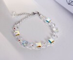 Royal Fashion pozlacený náramek Swarovski DBS0121-WG
