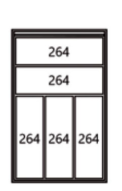 Strong příborník StrongMax 500, 3+2 barva: černá