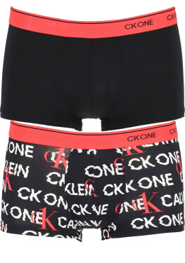Pánské trenýrky 2pack Calvin Klein XL černá červenou