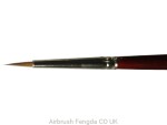 Kulatý štětec LifeColor Pure red sable s krátkým vlasem 3