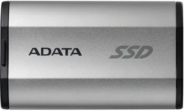 ADATA SD810 2TB stříbrná / Externí SSD / USB 3.2 Gen 2 / čtení: 2000MBps / zápis: 2000MBps (SD810-2000G-CSG)