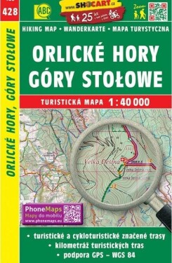 Orlické hory, 1:40 000