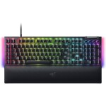 Razer BlackWidow V4 Green Switch US černá / Herní klávesnice / mechanická / Razer green / RGB / USB / US Layout (RZ03-04690100-R3M1)