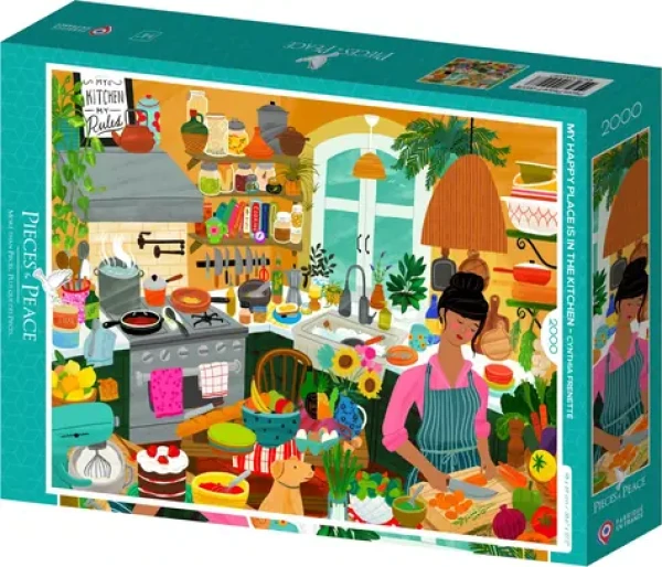 PIECES PEACE Puzzle Kuchyně je moje šťastné místo