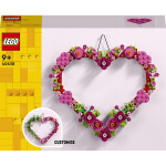 LEGO LEGO® 40638 Ozdoba ve tvaru srdce s ozdobnými květinami a listy