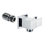 Mereo Sprchová sada s termostatickou podomítkovou tlačítkovou baterií - 3-cestná - hranatý kryt CB60157TC2N