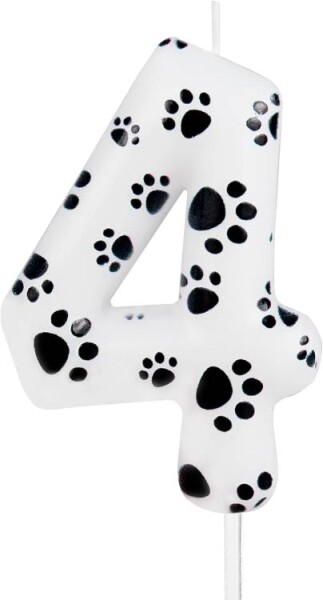 Dortisimo Svíčka s tlapičkami číslo 4