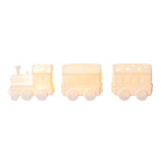Räder Svítící LED dekorace Light Train, bílá barva, porcelán