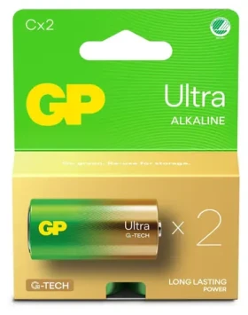 GP Ultra Alkaline C (LR14) / Alkalická baterie / 1,5 V (151435)