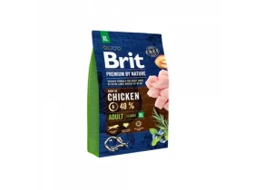 Brit Premium by Nature Adult XL 3kg / Granule pro psy / pro psy extra velkých plemen (45-90 kg) (8595602526512)