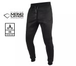 Tepláky na moto Trilobite Rovani monolayer black - M / černá