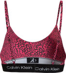 Dámská podprsenka 000QF7216E GNI tm. růžová se vzorem Calvin Klein