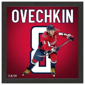 Obraz Washington Capitals NHL Alex Ovechkin #8 Impact Jersey