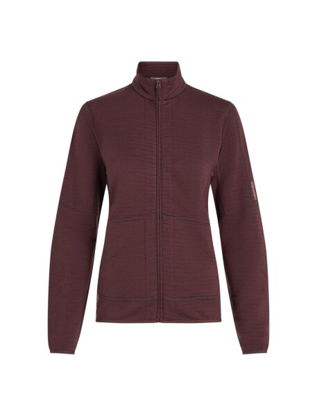 ICEBREAKER Wmns 400 RealFleece Descender LS Zip, Java (vzorek) velikost: S