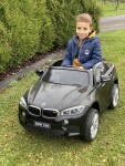 Mamido Elektrické autíčko BMW X6 M lakované černé