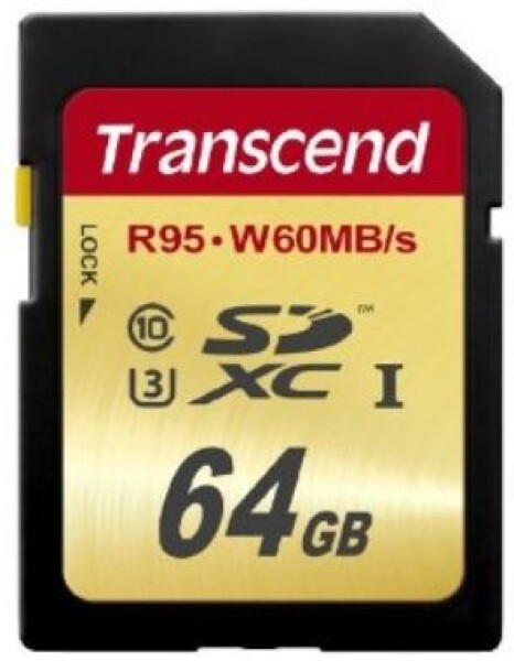 Transcend SDXC karta 64GB Class UHS-I U3 (TS64GSDU3)