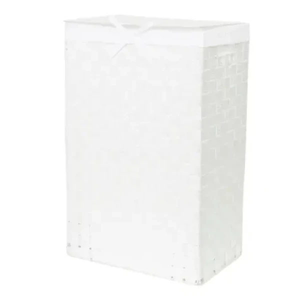 Compactor Stan Koš na prádlo s víkem 55 L bílý / 25 x 38 x 60 cm (3370910074260)