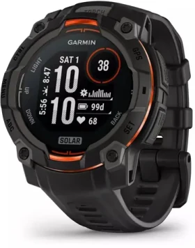 Garmin Instinct 3 Solar 45mm černá / Chytré hodinky / GPS / BT / 10 ATM / solární dobíjení (753759339500)