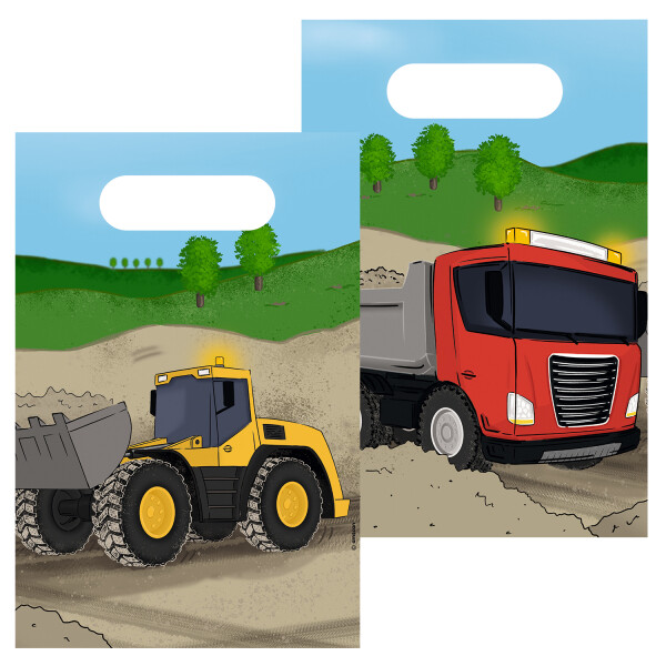 Bagr taška papírová 8 ks Bagr taška papírová 8 ks