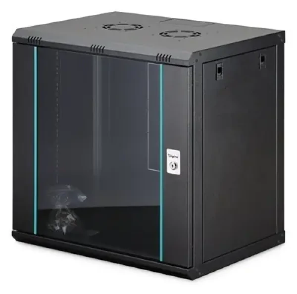 Digitus DN-37109 Dynamic-N 12U černá / Rozváděč nástěnný / 19" / 600x450mm / nesmontovaný (DN-37109)