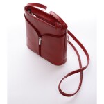 Dámská kožená crossbody Viola, červená