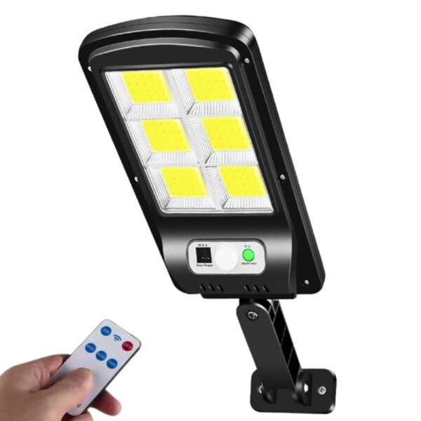 R2 Solární pouliční lampa 108 COB LED s dálkovým ovládáním