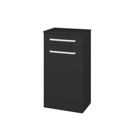 Dřevojas - Nízká skříňka DOS SNDZ 50 - N03 Graphite / Úchytka T01 / N03 Graphite / Pravé 211486AP