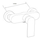 MEXEN - Royo sprchová baterie, bílá - 72240-20 72240-20