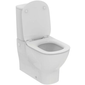 IDEAL STANDARD - Tesi WC kombi se sedátkem SoftClose, vario odpad, spodní napouštění, AquaBlade, bílá T371701