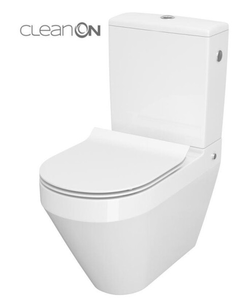 CERSANIT - WC KOMBI CREA CLEANON 010/020 OVAL, NÁDRŽKA 010 3/5, SEDÁTKO DUR SLIM WO LW ONE K114-023-B-SET