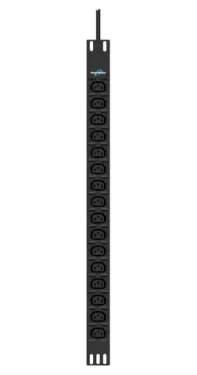 PowerWalker PHB21 černá / PDU / 16x C13 / IEC C20 vstup / 0U vertikální (10133023)